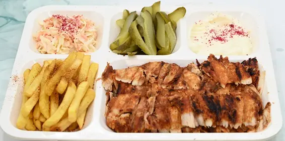 Chicken Shawarma Plate Farrt